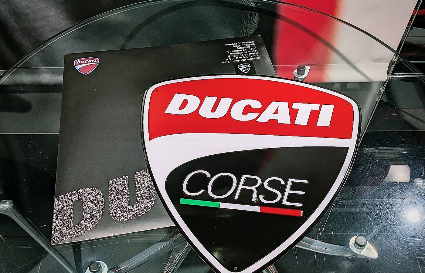 【Ducati Corse｜メタルネームプレート】